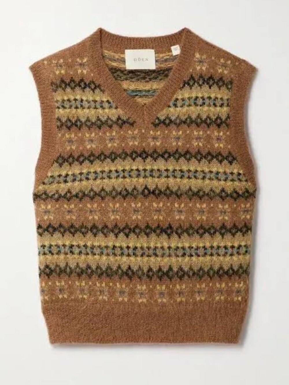 Doen Kenley Fair Isle Vest - Picture 2 of 3